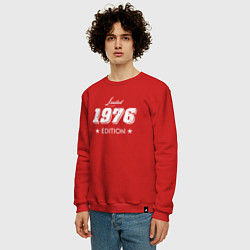 Свитшот хлопковый мужской Limited Edition 1976, цвет: красный — фото 2