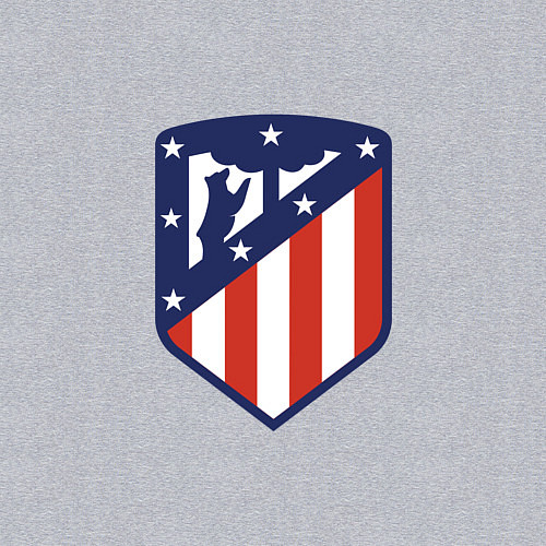 Мужской свитшот Atletico Madrid / Меланж – фото 3