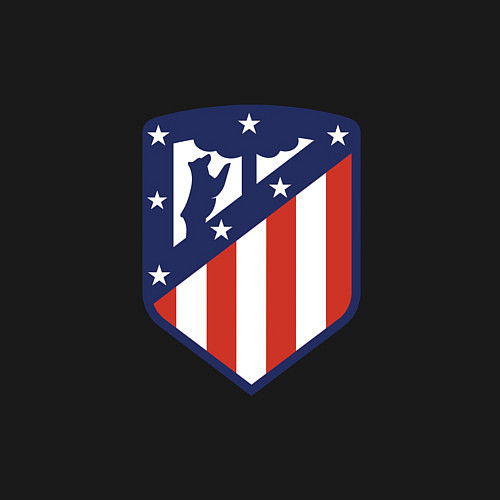 Мужской свитшот Atletico Madrid / Черный – фото 3