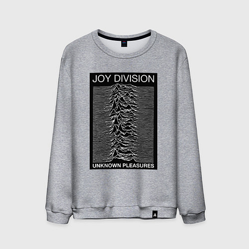 Мужской свитшот Joy Division: Unknown Pleasures / Меланж – фото 1