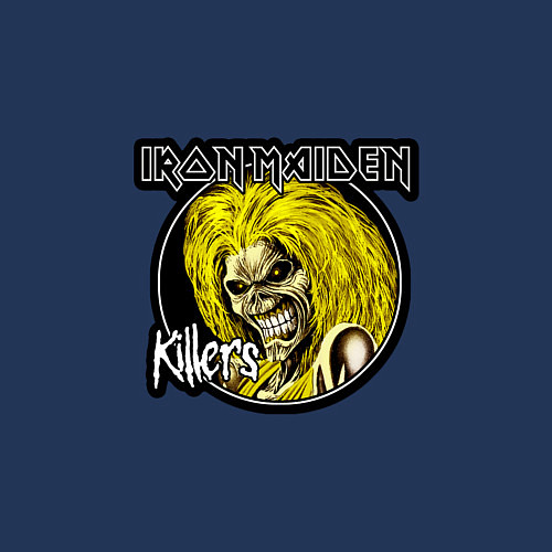 Мужской свитшот Iron Maiden Killers / Тёмно-синий – фото 3