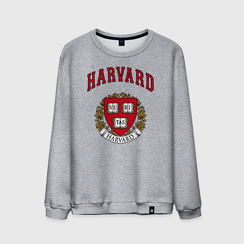 Мужской свитшот Harvard university / Меланж – фото 1