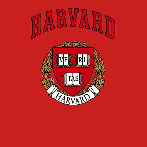 Мужской свитшот Harvard university / Красный – фото 3