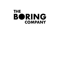 Свитшот хлопковый мужской The boring company, цвет: белый — фото 2