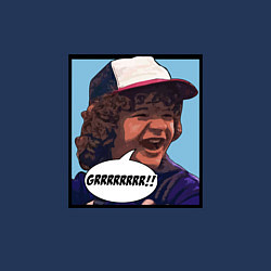 Свитшот хлопковый мужской Очень странные дела, цвет: тёмно-синий — фото 2