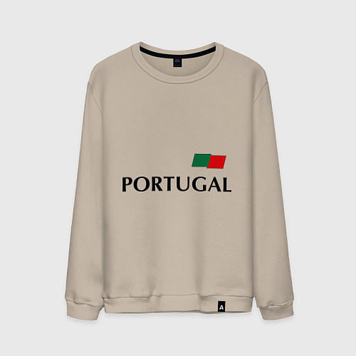 Мужской свитшот Сборная Португалии: 10 номер / Миндальный – фото 1