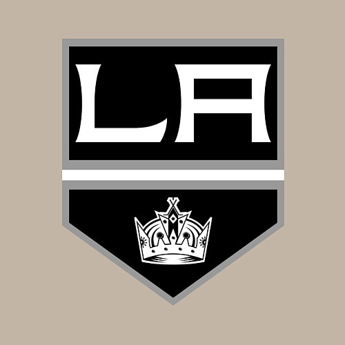 Мужской свитшот Los Angeles Kings / Миндальный – фото 3