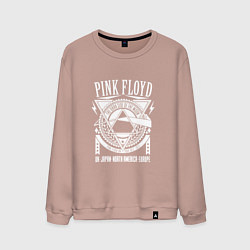 Свитшот хлопковый мужской Pink Floyd, цвет: пыльно-розовый