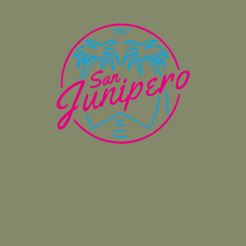 Мужской свитшот San Junipero 1987 / Авокадо – фото 3