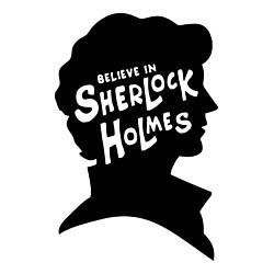 Свитшот хлопковый мужской Believe Sherlock Holmes, цвет: белый — фото 2