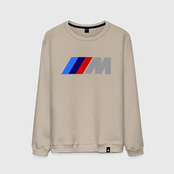 Свитшот хлопковый мужской BMW M, цвет: миндальный