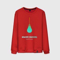 Свитшот хлопковый мужской Imagine Dragons: Night Visions, цвет: красный