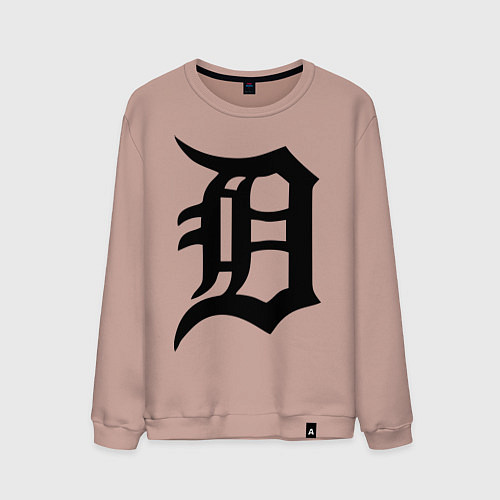 Мужской свитшот Detroit Tigers / Пыльно-розовый – фото 1