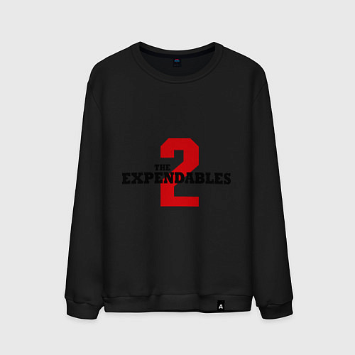 Мужской свитшот The expendables 2 / Черный – фото 1