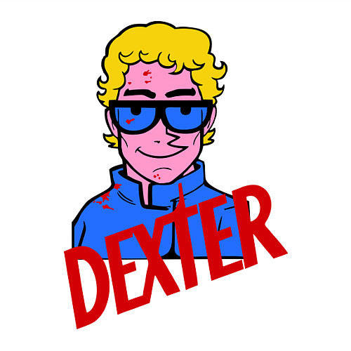 Мужской свитшот Dexter Comics / Белый – фото 3