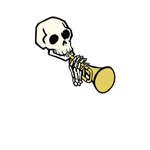 Мужской свитшот Doot Doot / Белый – фото 3