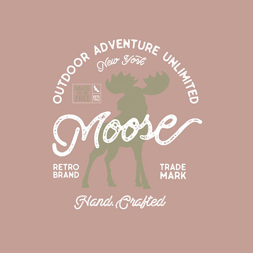 Мужской свитшот Mosse: Trade Mark / Пыльно-розовый – фото 3