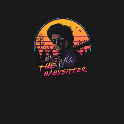 Мужской свитшот The BabySitter / Черный – фото 3