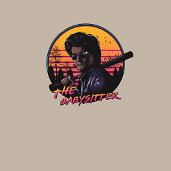 Свитшот хлопковый мужской The BabySitter, цвет: миндальный — фото 2