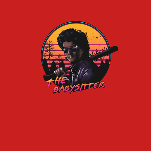 Мужской свитшот The BabySitter / Красный – фото 3