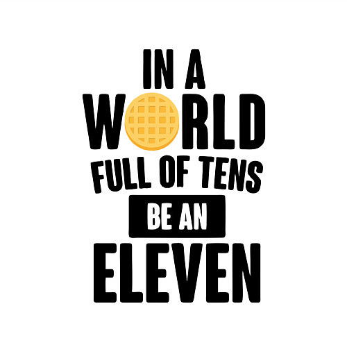 Мужской свитшот Be A Eleven / Белый – фото 3