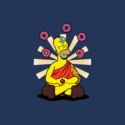 Свитшот хлопковый мужской Homer Relax, цвет: тёмно-синий — фото 2