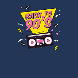 Свитшот хлопковый мужской Back to 90s, цвет: тёмно-синий — фото 2