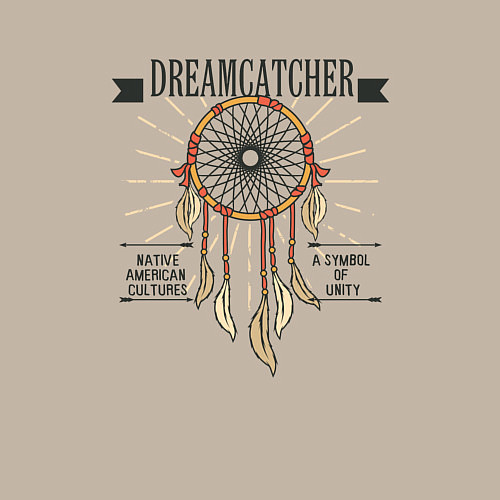 Мужской свитшот Dreamcatcher / Миндальный – фото 3