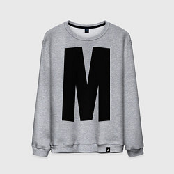 Свитшот хлопковый мужской Мы(М), цвет: меланж