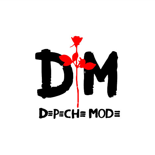 Мужской свитшот Depeche Mode Rose / Белый – фото 3