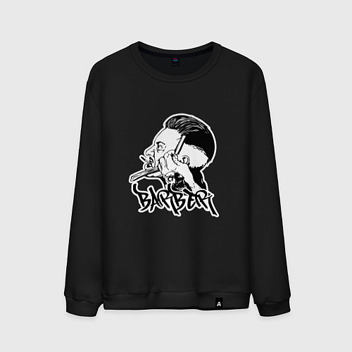 Мужской свитшот Black Barber / Черный – фото 1