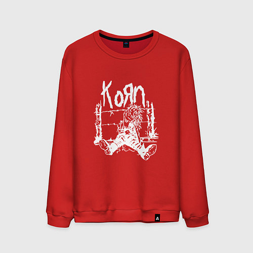 Мужской свитшот Korn / Красный – фото 1