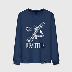 Свитшот хлопковый мужской Led Zeppelin, цвет: тёмно-синий