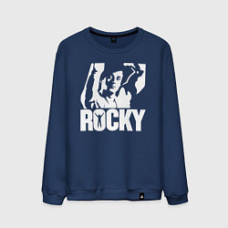 Свитшот хлопковый мужской Rocky Balboa, цвет: тёмно-синий