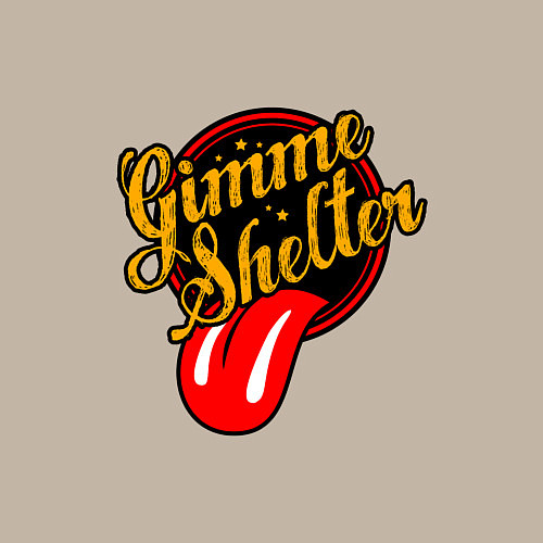 Мужской свитшот Rolling Stones: Gimme Shelter / Миндальный – фото 3