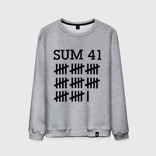 Мужской свитшот Sum 41: Days / Меланж – фото 1