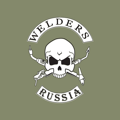 Мужской свитшот Welders Russia / Авокадо – фото 3