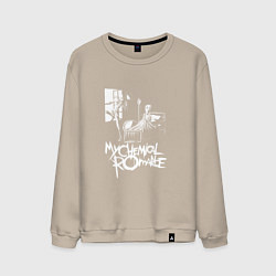 Свитшот хлопковый мужской My Chemical Romance, цвет: миндальный