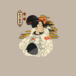 Свитшот хлопковый мужской Geisha Cosmonaut, цвет: миндальный — фото 2