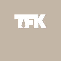 Свитшот хлопковый мужской TFK: White Logo, цвет: миндальный — фото 2