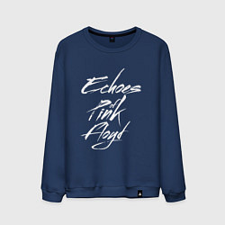 Свитшот хлопковый мужской Echoes of Pink Floyd, цвет: тёмно-синий