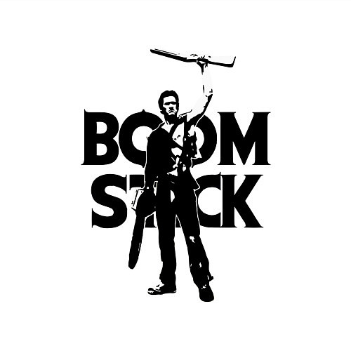 Мужской свитшот Evil Dead: Boom Stack / Белый – фото 3