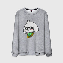 Свитшот хлопковый мужской Undertale: Asriel SWAG, цвет: меланж