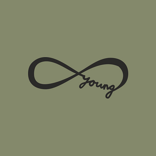 Мужской свитшот Вечно молодой / Авокадо – фото 3