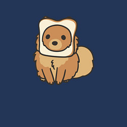 Свитшот хлопковый мужской Шпиц нахлебник, цвет: тёмно-синий — фото 2