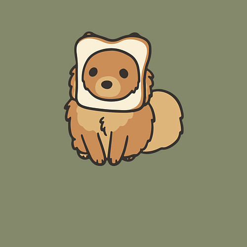 Мужской свитшот Шпиц нахлебник / Авокадо – фото 3