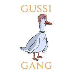 Свитшот хлопковый мужской GUSSI GANG, цвет: белый — фото 2