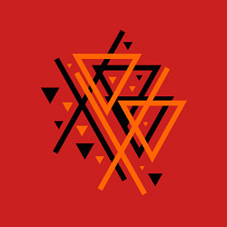 Свитшот хлопковый мужской Paul van Dyk: Chaos, цвет: красный — фото 2