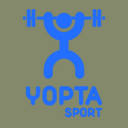 Свитшот хлопковый мужской Yopta Sport, цвет: авокадо — фото 2