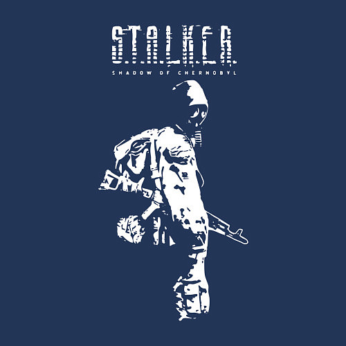 Мужской свитшот STALKER: Shadow of Chernobyl / Тёмно-синий – фото 3